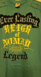 Mens Raw Blue Short Sleeve Shirt